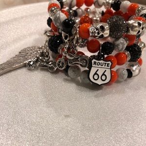 Harley Davidson inspired bracelets